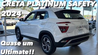 Hyundai Creta Platinum Safety 2024  Quase um Ultimate por 15 MIL a menos 4K [upl. by Eyla]