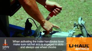 Operating Jockey Wheel amp Trailer Brakes [upl. by Norvall137]