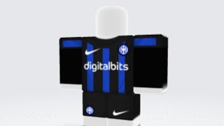 How to make inter Milan kit on Roblox [upl. by Lanos960]