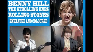 BENNY HILL AND HIS FUNNY ROLLING STONES IMPRESSIONS [upl. by Anilrac]