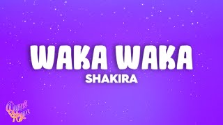 1 HOUR Waka Waka This Time For Africa  Shakira Lyrics [upl. by Bozuwa]