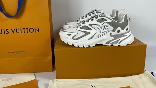 Louis Vuitton Runner Tatic White Lv Sneaker 1A9TUZ Shoes Unboxing [upl. by Eardnaed561]