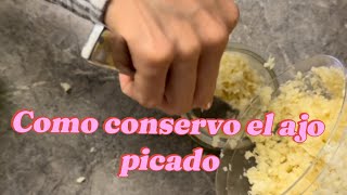 🧄COMO CONSERVAR AJO PARA LOS ADOBOS [upl. by Norrad]