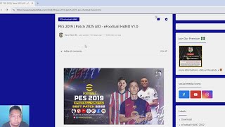 Tutorial Download PES 2019 AIO Patch Update season 2425 ada liga BRI  Teguh Tanker [upl. by Hax]