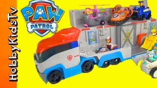 Paw Patrol Toy Review Adventure Patroller Rescue By HobbyKidsTV [upl. by High]