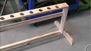 WOODWORKING PROJECTS SE1 EP8 FISHING ROD RACK VERSION 2 [upl. by Dippold]