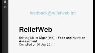 ReliefWeb How to Create a Briefing Kit [upl. by Leonard690]