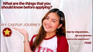 WHAT TO DO BEFORE APPLYING TO PUP MY CAEPUP JOURNEY  Iza Asiddao [upl. by Philipp790]