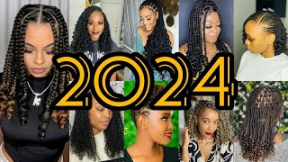 🔥💖 Hottest braids hairstyles for black women  Braids Hairstyles with curls  Braids Hairstyles [upl. by Ansley187]