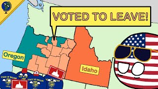 Will HALF of Oregon leave and join Idaho Greater Idaho explained [upl. by Ahsenom]