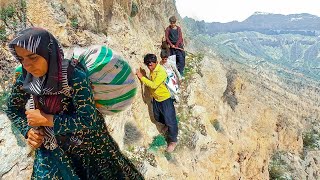 village family crossing of very harsh and life threatening mountain part 2 [upl. by Eirrab]