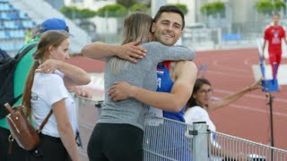 Filip Pravdica CRO 800 cm Long Jump 3rd Place Balkan Championships Craiova 2022 [upl. by Venu]