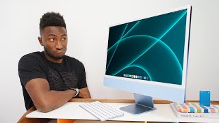 M1 iMac Review Ultra Thin Design Choice [upl. by Ayadahs]