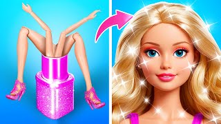 Makeover and Transformation for BARBIE DOLL 🤩 Clothes DIY amp Makeup Gadgets by YayTime STAR [upl. by Sayer]