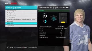 Como crear a Oliver Kahn en Pes 2018 [upl. by Norak]