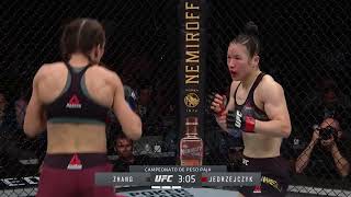 UFC275 Pelea Gratis Zhang vs Jedrzejczyk [upl. by Drawdesemaj]