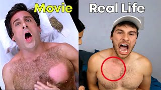 Recreating Steve Carrells Chest Waxing Scene [upl. by Clarkin]