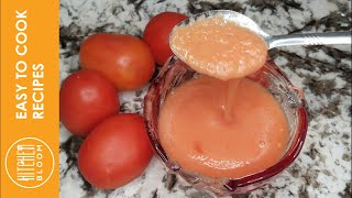 Blanch and Pureed tomatoesHow to make tomato Puree How to Blanch and Puree tomatoes [upl. by Zzabahs456]