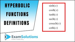 The applications of hyperbolic trig  Why do we even care about these things [upl. by Clarise41]