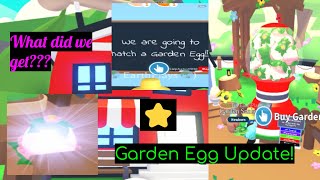 Garden Egg Update GET TO SEE NEW GARDEN PETS [upl. by Fayola]