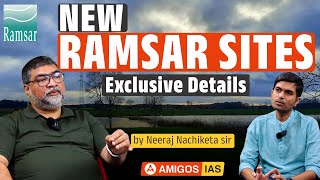 Ramsar Sites 2024  New Updated List  Neeraj Nachiketa Sir  Current Affairs 2024 environment [upl. by Filip]