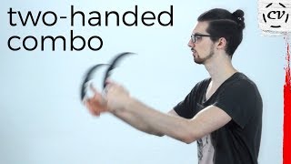 TwoHanded Karambit Flipping [upl. by Narbig]