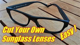 How To Cut Lenses to Fit Your Frames [upl. by Hsaka]