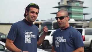 Trek Stories Tony Kanaan amp Dario Franchitti [upl. by Relyks756]