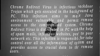 Chrome Redirect Virus [upl. by Mapel]