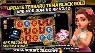 UPDATE APK HIGGS DOMINO V242 TERBARU•Mod Apk Higgs Domino Tema Black Gold Full Script X8 Speeder [upl. by Elli]