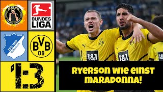 TSG Hoffenheim vs Borussia Dortmund 13  RYERSON DU GEILER TYP 🤩  Das Fazit [upl. by Esele941]