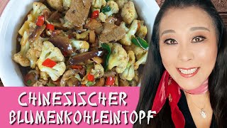 Blumenkohleintopf mit Schweinefleisch Cauliflower stew with pork [upl. by Ennovahs49]