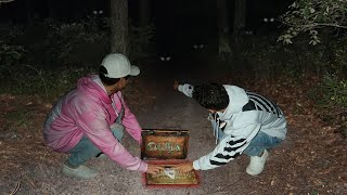 OUIJA BOARD AT THE UNKNOWN CLINTON ROAD TRAIL [upl. by Saloma]