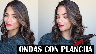 COMO HACER ONDAS CON PLANCHA RAPIDO Y FACIL I Cukismakeup [upl. by Dinesh]