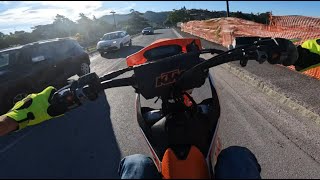 POV Presti la GoPro ad un SX e filma ultimo giorno di scuola  KTM SX23 Full Gas  Passo della Futa [upl. by Coe]