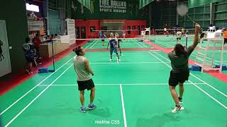 Fire Rallies Badminton Game 007 07232024 YT720P [upl. by Karlene150]