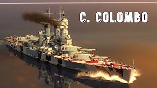 World of WarShips Cristoforo Colombo  1 Kills 340K Damage [upl. by Alina386]