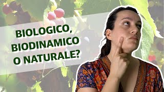 Vini Biologici Biodinamici o Naturali [upl. by Linetta]