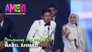 AME2018 I Nabil Ahmad  Pemenang Hos MeleTOP I Anugerah MeleTOP Era 2018 [upl. by Yatzeck]