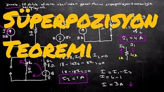 Elektrik Elektronik Mühendisliğine Giriş Ders 37 Süperpozisyon Teoremi Superposition Theorem [upl. by Lawley]