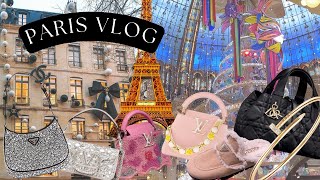 Galeries Lafayette Luxury SHOPPING IN PARIS with a french girl  Cartier Louis Vuitton bags Gucci [upl. by Esra830]