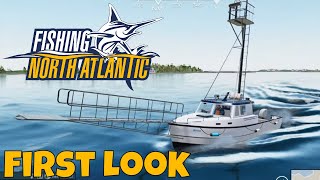 Fishing North Atlantic  Commercial Fishing Simulator  First Look [upl. by Zuzana]