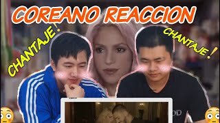 Coreanos reaccionan a shakira  CHANTAJE [upl. by Hamrah231]