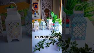 Festive Lamps from Paper diy craft art diwali [upl. by Kristien]