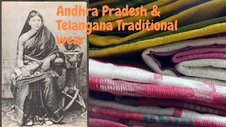 Andhra Pradesh amp Telangana Traditional Wear  Andhra Attire  Traditional Clothes  South India [upl. by Narcissus]