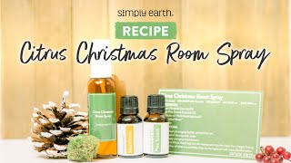 Citrus Christmas Room Spray Make Your Home Smell Like Christmas [upl. by Imak]