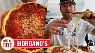 Barstool Pizza Review  Giordanos Frozen Pizza [upl. by Torrie]