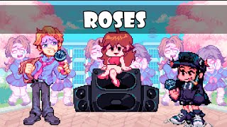 FNF Roses  Cassette Girl cover  Friday Night Funkin OST [upl. by Lianna96]