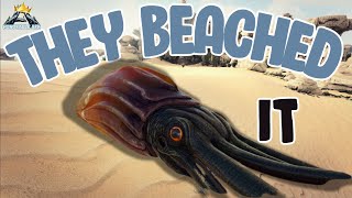 ALPHA TUSO BEACHED Crystal Isles Ark Survival Series 1  Ep 5 [upl. by Latyrc947]