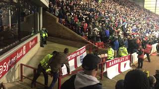 Barnsley FC Woodrow Goal Celebration Oakwell Stadium Sat 24 Nov 2018 [upl. by Zollie]